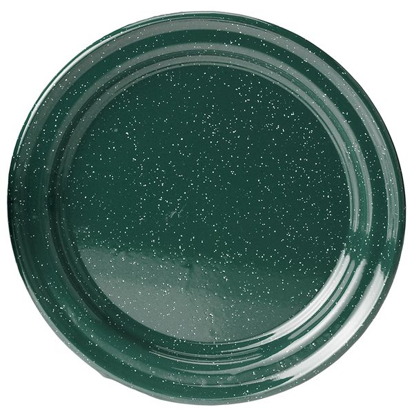 smaltovaný tanier GSI OUTDOORS Plate 26 cm dark green
