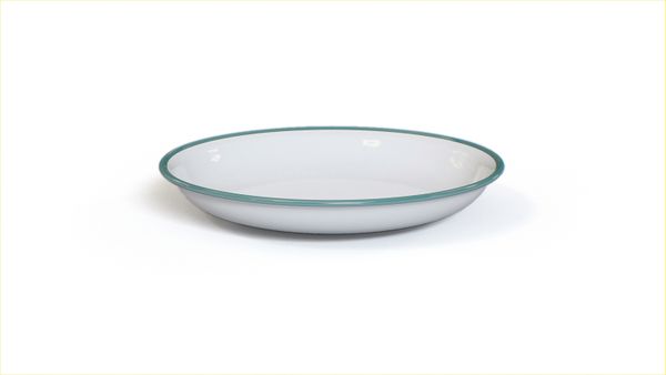smaltovaný tanier Origin Outdoors enamel plate 20 cm ocean - hlboký smaltovaný tanier