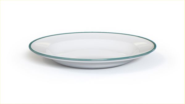 smaltovaný tanier Origin Outdoors enamel plate 26 cm ocean - plytký smaltovaný tanier