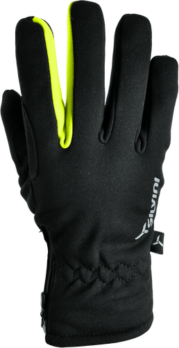 softshellové rukavice SILVINI TRELCA MA733 black neon