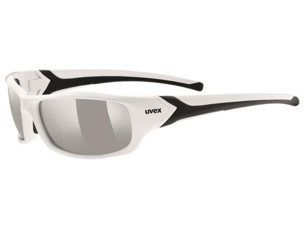 športové okuliare UVEX Sportstyle 211 bielo-čierne
