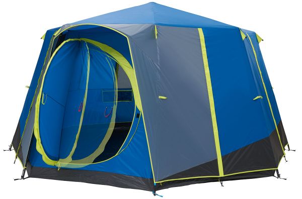 stan COLEMAN Octagon Blue-Lime 8  - stan COLEMAN® Octagon 8 Tent pre individualistov, rodiny alebo malé skupiny