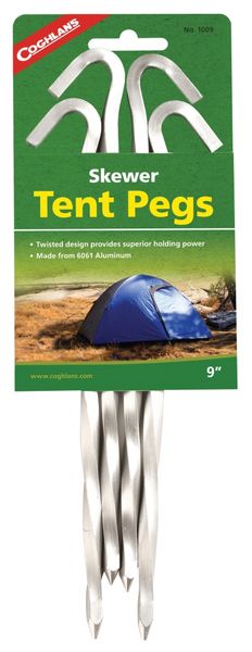 stanový kolik Coghlans ALU 23 cm, 25 g, 4-ks v balení - Coghlan's Tent Pegs