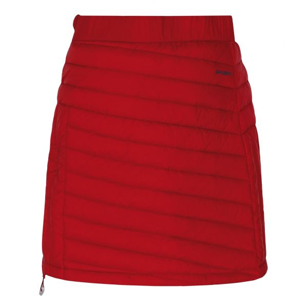 sukňa HUSKY Frozy červená - páperová zatepľovacia sukňa