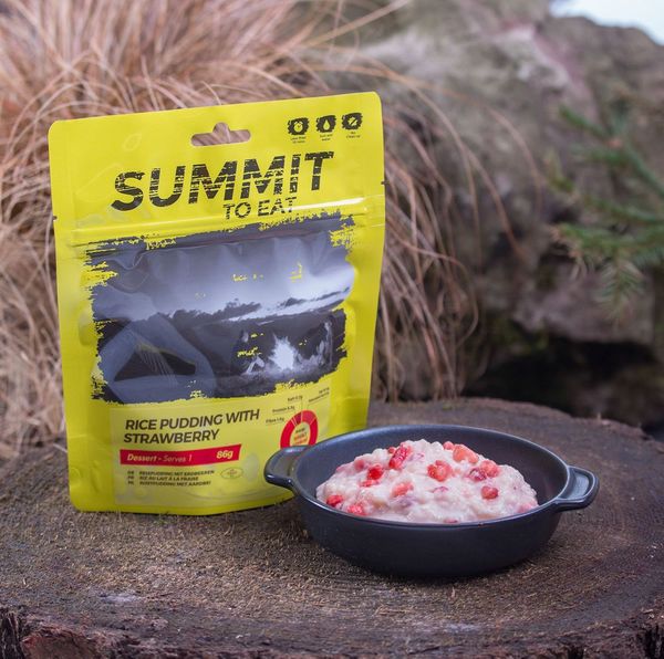 SUMMIT TO EAT ryžový puding s jahodami - SUMMIT TO EAT Rice Pudding With Strawberry 86g