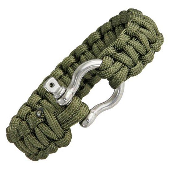 survival náramok COLT CT3023 - S.P.E.A.R. Bracelets Green Paracord Survival AA007034