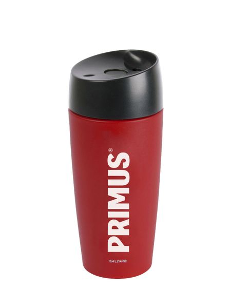 termo pohár PRIMUS Vacuum Commuter Mug 0.4 L, červený nerezový  - termopohár Primus Vacuum Commuter Mug 0.4 L nerezový