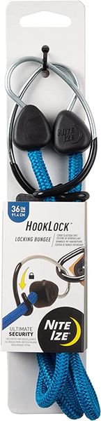 Uzamykatelný gumicuk Nite Ize HOOKLOCK™ LOCKING BUNGEE BHL24-10-R3 modrý