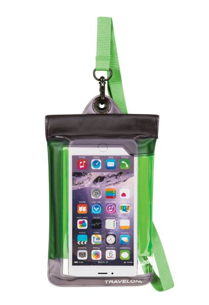 vodotesné puzdro Travelon Waterproof Smart Phone/Digital Camera Pouch green