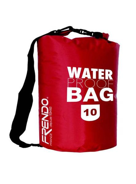 vodotesný transportný vak FRENDO Waterproof dry bag 10 L červený