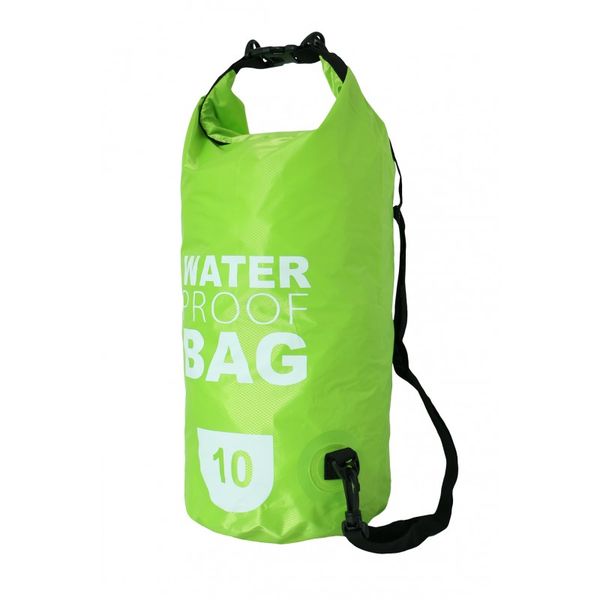 vodotesný transportný vak FRENDO Waterproof dry bag 10 L green
