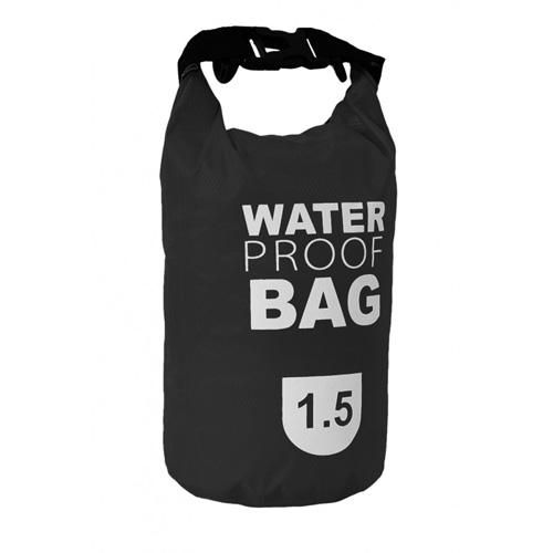 vodotesný vak FRENDO Waterproof dry bag 1.5 L black