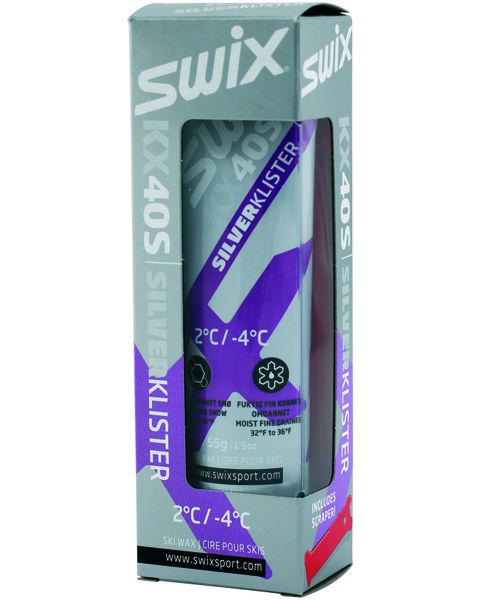 vosk klister SWIX KX40S 45g, + 2 ° C do -4 ° C