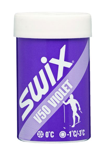 vosk - stupací vosk SWIX V50 45g - fialový