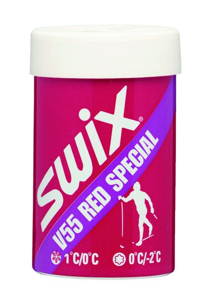 vosk - stupací vosk SWIX V55 45g - červený špeciál