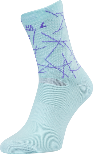 Vysoké ponožky z funkčného materiálu SILVINI ASPRA UA1661 turquoise-punch