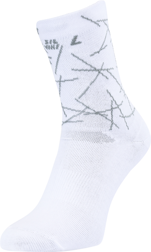 Vysoké ponožky z funkčného materiálu SILVINI ASPRA UA1661 white-cloud