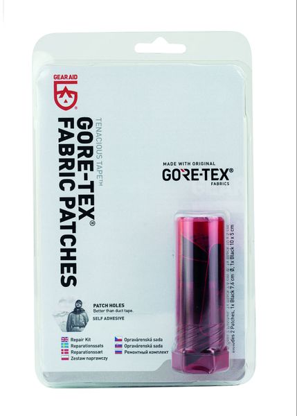 Gear Aid Tenacious Tape Gore-Tex Repair Kit čierne - záplaty Gore-Tex® Repair Kit