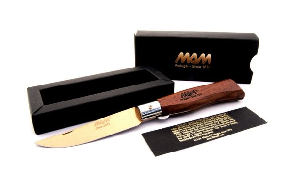 zatvárací nôž Filmam TITAN - MAM FILMAM Douro Pocket Knife 90mm Titanium Bobinga Wood Handle 2009Titanium