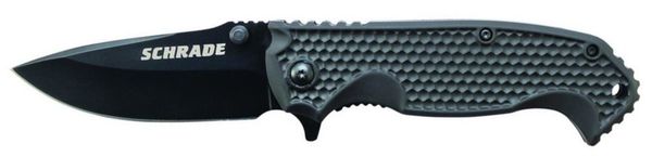zatvárací nôž SCH001 Schrade Liner Lock 8Cr13MoV High Carbon Stainless Steel Drop Point Blade. ABS/TPR Handle.