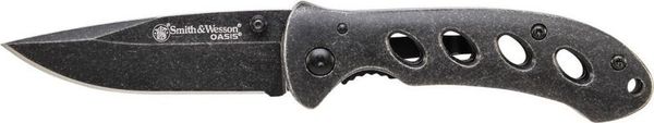 zatvárací nôž SW421 Smith and Wesson Oasis Small Liner Lock Drop Point Folding Knife